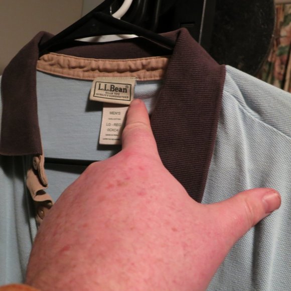 7 LL Bean Casco Bay Polo Shirts Mens Large - Picture 6 of 8
